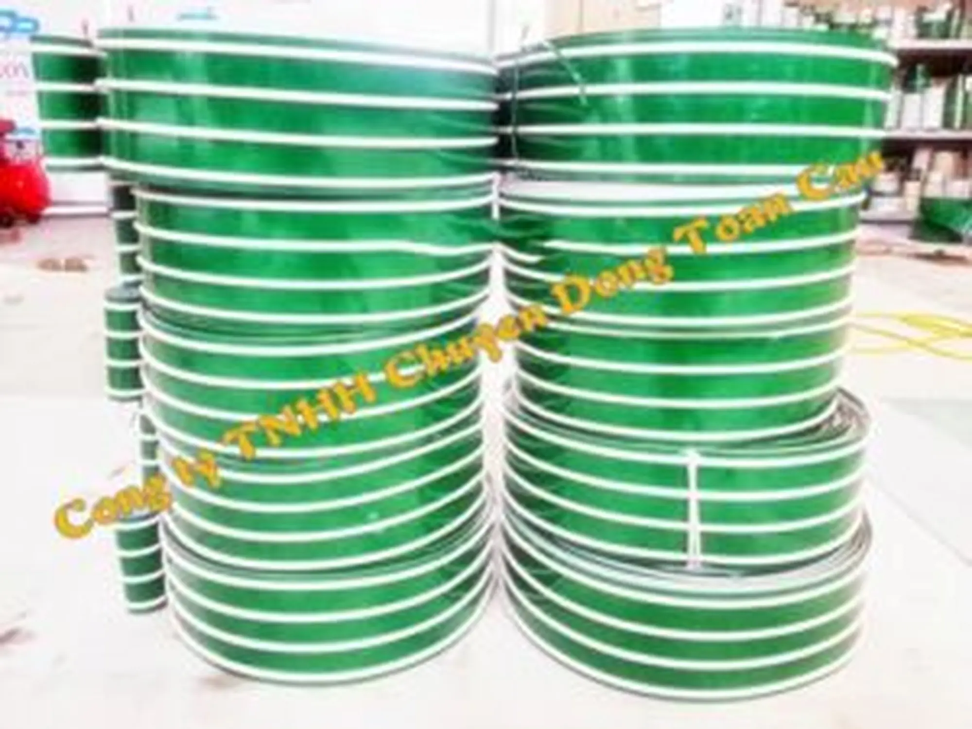 Băng tải PVC Dán Gân-Băng tải pvc nhám-Giải pháp mặt phẳng nghiêng