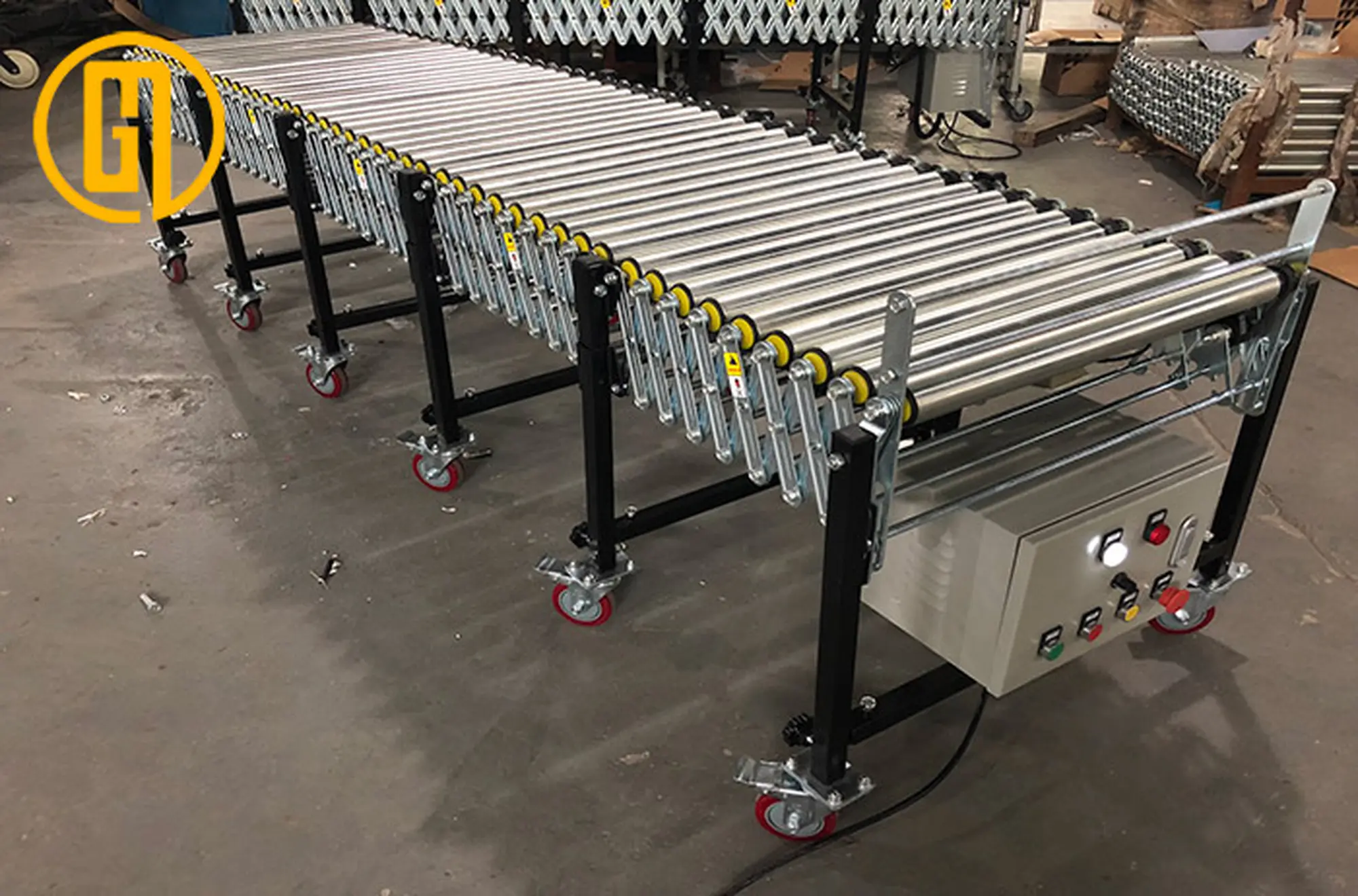 Băng tải con lăn di động