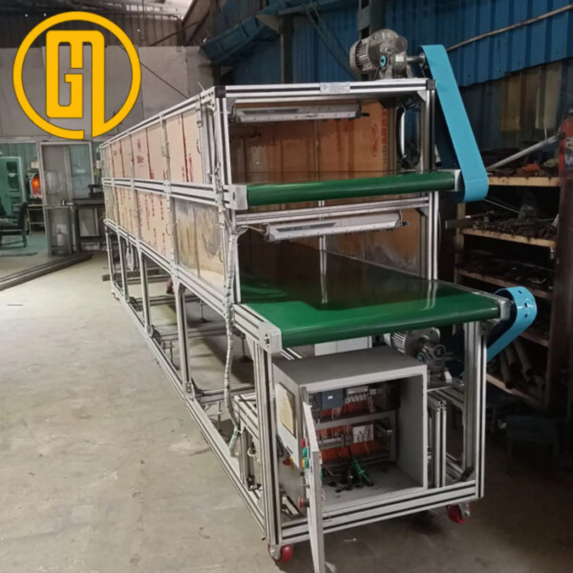 Băng tải PVC hai tầng