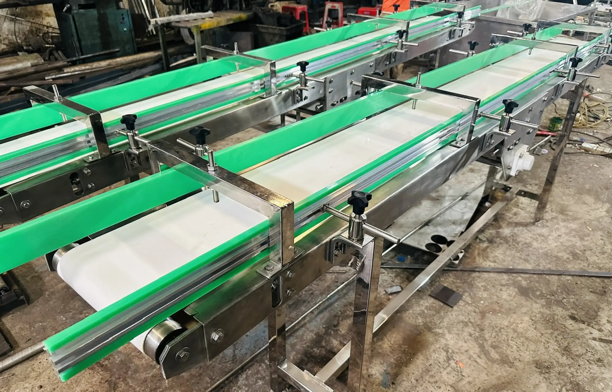 Băng tải PU tải thực phẩm