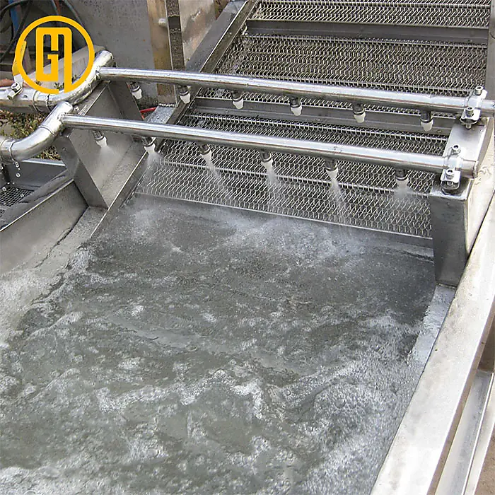 Băng tải inox rửa cá